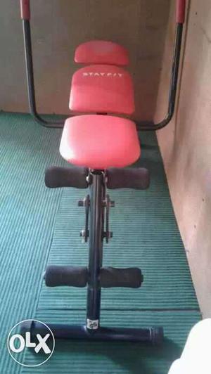 Pink Leather Exercise Equipment