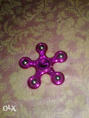 Purple 5-slob Fidget Spinner