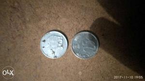  Rs 25 paises coins  and  yr paises