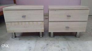 Side Tables (2): 18(L) x 15(W) x 16(H) inches