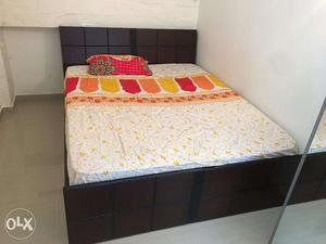 Solid Wood Bed Queen Size (10 months old) Excellent