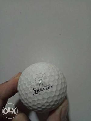 White And Gray Golf Ball