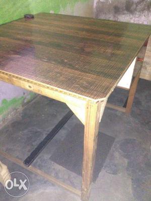 Wooden table for teaching and press purpose