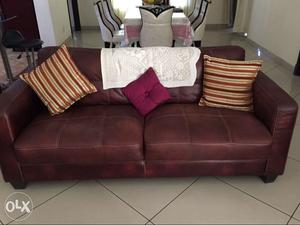 8 Seater(3+3+2) leatherette Sofa Set for immediate sale