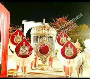 Bahubali jaimala theme bride groom entry Agra