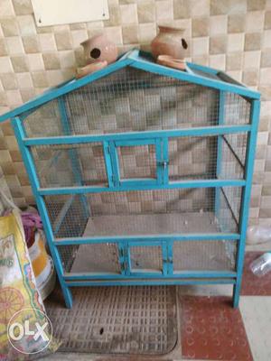 Birds cage for sale along with pots.. interested