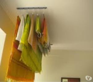 CLOTH DRYING CEILING PULLEY HANGERRACK - 