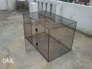 Cage made by heavy iron weld mess. size 4x3x3.