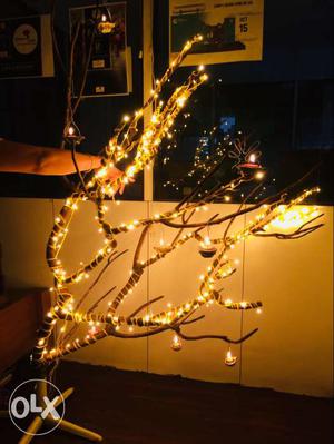Decor wooden artwork used for Diwali and Christmas