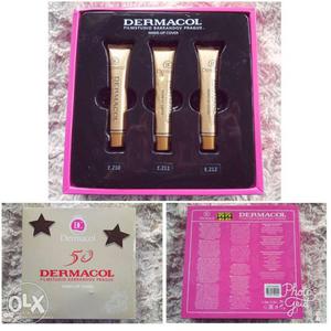 Dermacol cover foundation 3 shades in one box