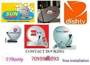 Dishtv new connection mob:'3 free