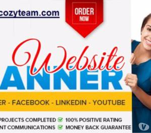 I Will Design Web Banner, Header, Facebook, Google, Twitter