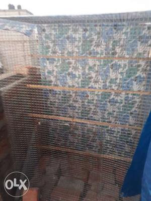 Iwant sell my cage in good condition 4 ft