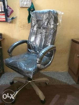 New revolving leather chair full comfortable only