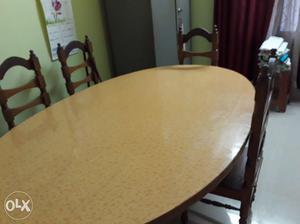 Oval Six seater dining