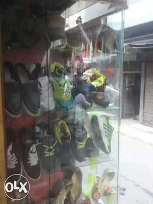 Show case for shoes nd another item its very gud