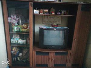 TV stand with audio towers urgent sale