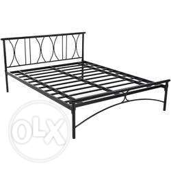 With mattress. it is double cot and is dismantled
