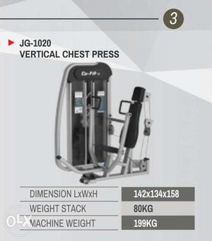 Black And Gray Vertical Chest Press