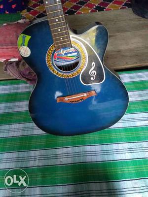 Blue Burst Gibson Cutaway Acoustic Guitar