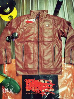 Brown Full-zip Jacket