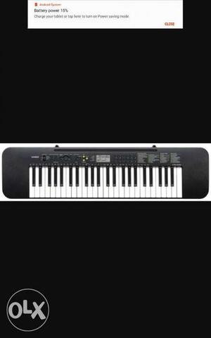 Casio ctk 240 Black And White Electronic Keyboard