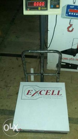 Excell 300 kg flat form electronic weighing