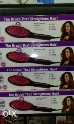 Four Electric Hair Brush Boxes
