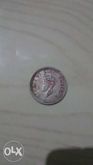  George VI King Emperor old coin