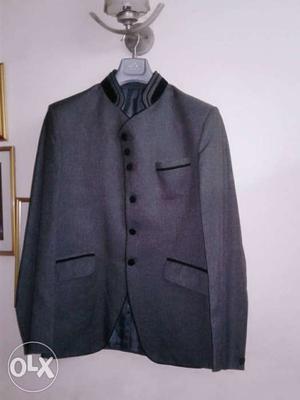 Gray Jodhpuri Traditional Suit