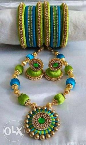 Green And Blue Necklace