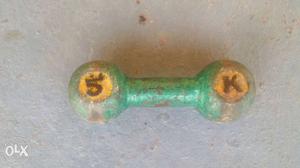 Green And Yellow Dumbbell 5 kg