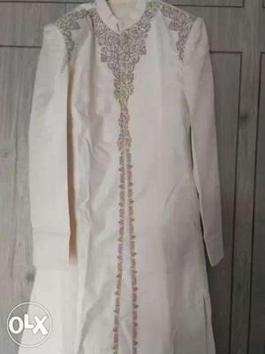 Men's shervani m size with payjami and duppata
