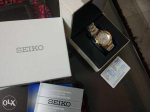 Original Seiko chronograph watch. Almost like new.Gifted