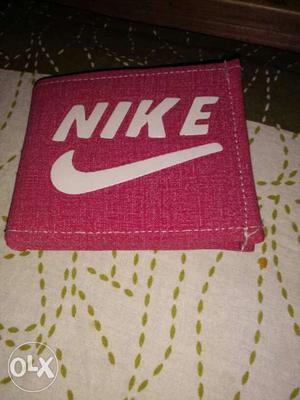 Pink Nike Wallet
