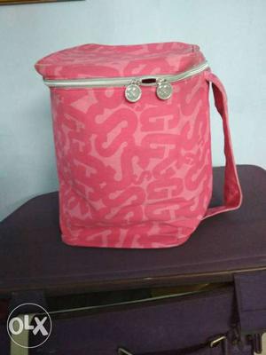 Pink Zippered Bag
