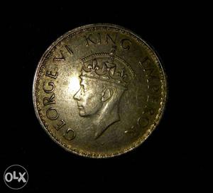 Round George VI King Emperor Gold Coin