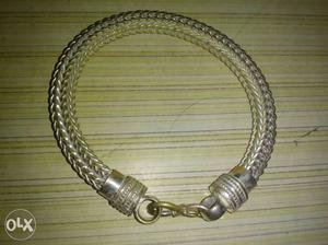 Silver-colored Rope Bracelet
