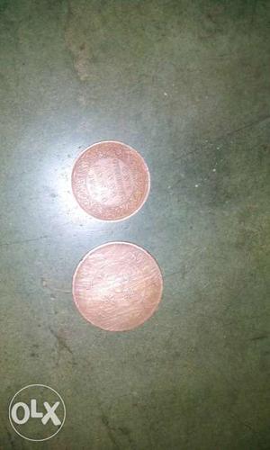 Two Copper-colored Coins
