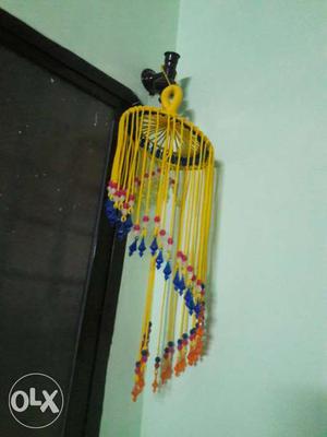 Yellow, Red, And Blue Wind Chimes