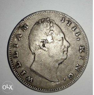 1 Rupee - William IV Pure Silver
