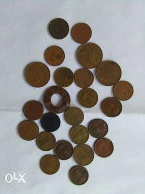 1 paise BROZE coins. (Price negotiable)