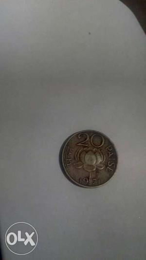 20 paisa  bronze nikil coin