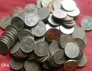 All at ₹ paisa steel coins lot 20 pieces