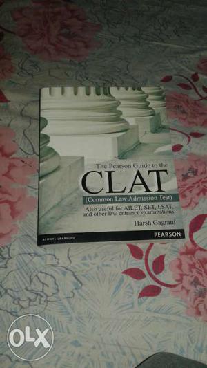 An all in one book for CLAT by pearson
