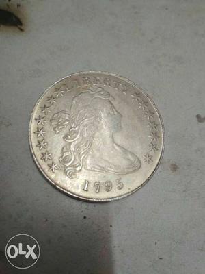 Antique pure silver coin years old...