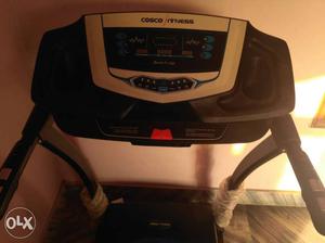 Black And Gray Cosco Fitness Treadmill