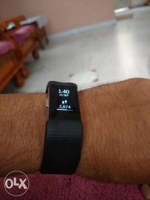 Black And Gray Fitbit Surge