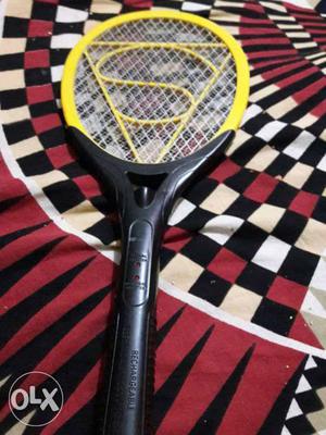 Black And Yellow Electric Insect Racket