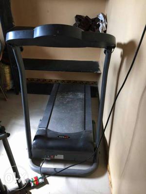 Black Folding Treadmill